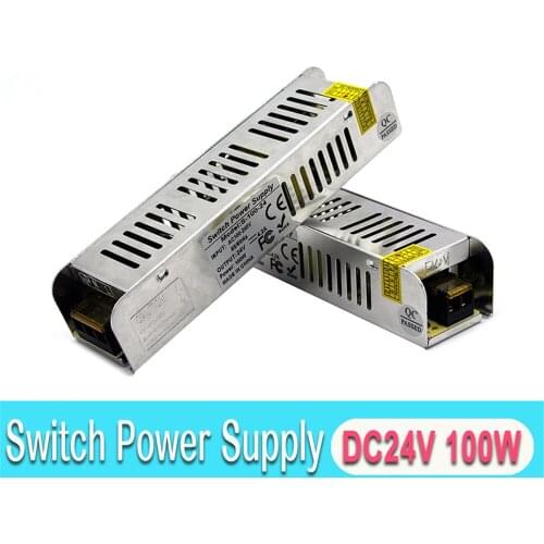Mini size 24V 100W Power Supply Unit DC Transformers 110v 220v AC DC24V Switch Power Source For LED Modules Lighting CCTV Motor