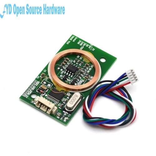 1pcs RFID Reader Wireless Module UART 3Pin 125KHz Card Reading EM4100 8CM DC 5V for arduino IC Card PCB Attenna Sensor Kits