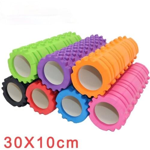 Shipping Household 30*10cm Mini Hollow Wolf Tooth-Shaped Yoga Column Hollow Foam Shaft Balance Bar Pilates Yoga Shaft
