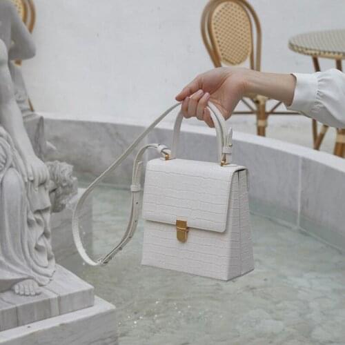 Casual Alligator Top-Handle Handbag Shoulder Bags for Women Designer High Quality Crossbody Bags 2021 Clutch Purse Ladies Flap