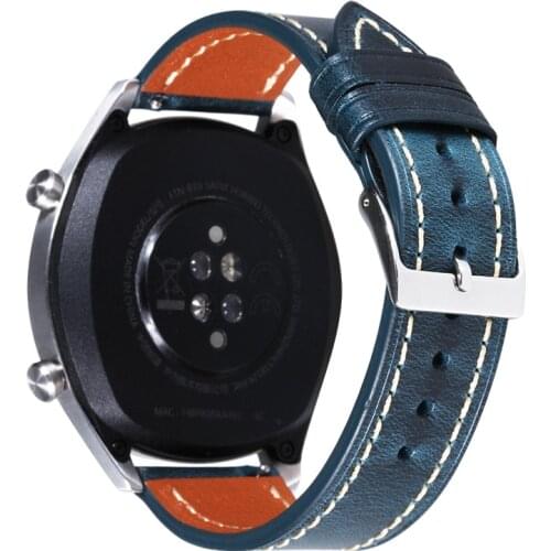 For Huawei Watch GT2e GT 2 Pro 2E Strap Genuine Leather Band 22mm Watch Strap Bracelet Watchband Wristband For Honor Magic Watch