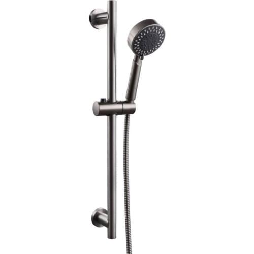 Bathroom three Function Handheld Shower Head with Brushed SUS 304 Stainless Steel Adjustable Slide Bar-3254