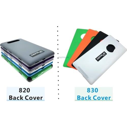 New Battery Back Cover Housing Case For Nokia Asha 820 830 For Microsof lumia With Power Volume Buttons Repair parts