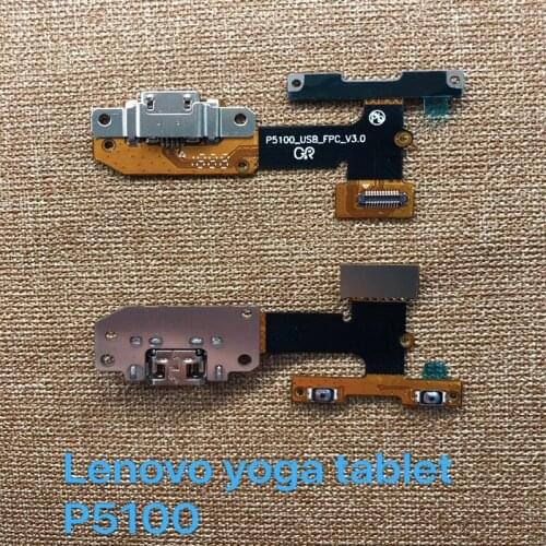 New Compatible For Lenove yoga tablet P5100 USB Charging Port Flex Cable Dock Connector Board Replacement Parts