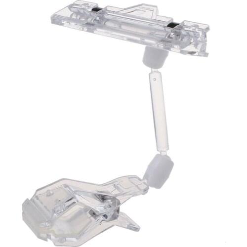 1Pc Transparent Plastic Card display stand Double Clip 3.3”4.95” Adjustable business Card Holder Advertising folder Display Clip