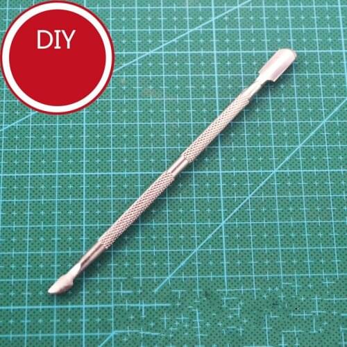 2pcs DIY Leather Carving Tool Dual Leather Head Glue Stick Hand Tool Stainless Steel