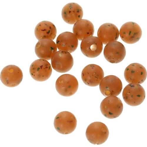 20Pcs/lot Fishing PE Block Beads Round Shaped Bead For Bait Carp Fishing Safety Quick Change Beads Spinner Swivel Tackle