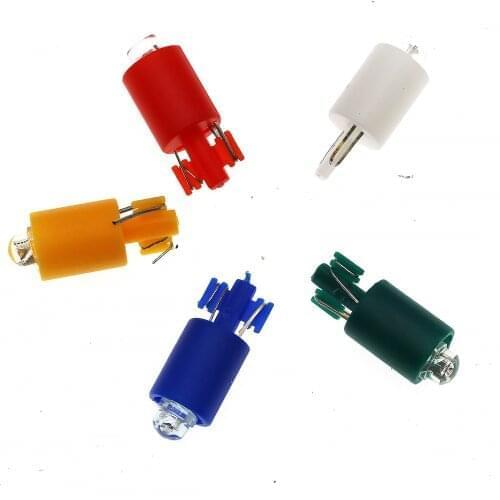 500pcs/lot Red Yellow Green Blue White Color Led Blub For Arcade Game Illuminated Push Button DC12V Light Lamp