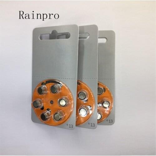 18pcs/lot Hearing Aid Batteries A13 13A e13 ZA13 13 PR48 Engine battery best quality