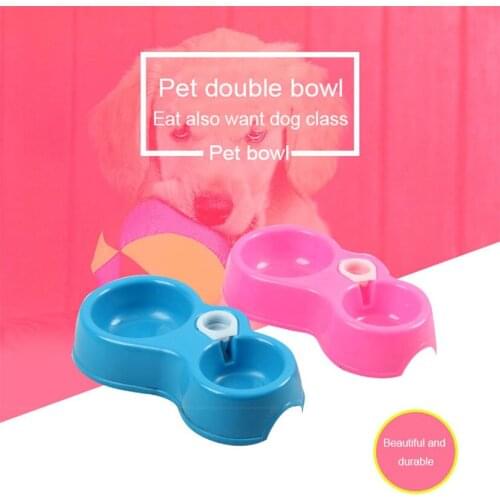 Pet Tableware dog accessories Water bowl for dogs Pluggable water bottle Multicolor Dog feeder water dispenser Eating bowl