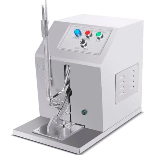 Automatic Induction sausage clipper buckle machine bread bag pedal sealing machine U-shaped sausage edible mushroom bag tying