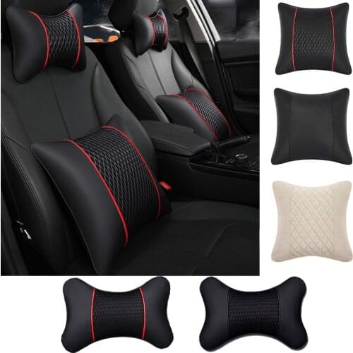 Car Headrest Lumbar Pillow Backed By Four Seasons General Motors Decorative Accessories