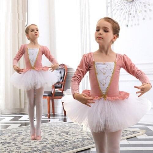 Ballet TUTU Dancewear Children Ballet Dresses For Girl Pink/Purple Swan Lake Ballet Costumes Summer Gymnastics Leotard For Girls