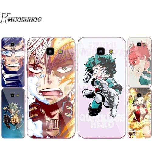 Anime My Hero Academia For Samsung Galaxy J2 J3 J4 Core J5 J6 J7 J8 Prime Duo Plus 2018 2017 2016 2015 sofe Phone Case