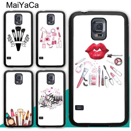 Cosmetics makeup painting brush Case For Samsung A21S A20e A71 A51 A10 A40 A50 A70 Galaxy S20 Plus S10 S9 Note 20 Ultra