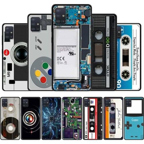 Soft Phone Case For Samsung Galaxy A51 A71 A21s A31 A41 M31 A11 A12 M51 A32 5G M30s A91 A42 Cover Funda Retro Vintage Camera Sac