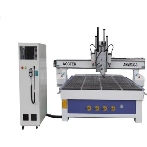Three Process 2030 Woodworking CNC Router Machine for Making Kitchen Cabinet Wood Door