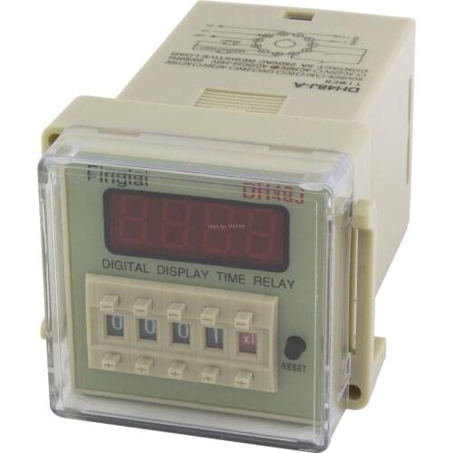 DH48J-11A 11 pin contact/sensor signal input digital counter relay DH48J DH48J-A AC 220V 110V 36V 380V AC/DC 24-240V 12V 24V