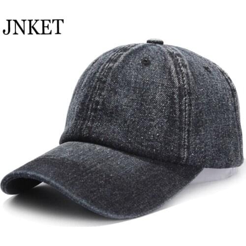 JNKET Denim Men Womens Baseball Cap Snapbacks Hats Hip Hop Caps Fashion Outdoor Sunhat Casquette Casual Hat Four Seasons Hats