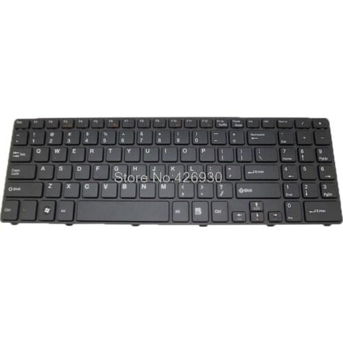 Laptop Keyboard For Compal QAL50 QAL51 NK8201-00000T-01 PK130KW1B00 English US black with frame new