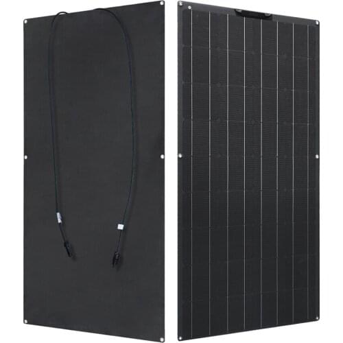 Lightweight proof ETFE flexible solar panel cells 100W 18V ETFE Semi flexible solar panel for boat car charge