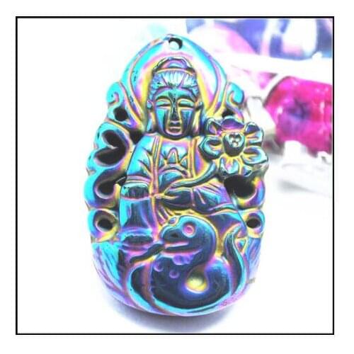 Hot nice gem stone buddha charms pendants religious items DIY Jewelry designs agatee materials size 44x30mm make your own like