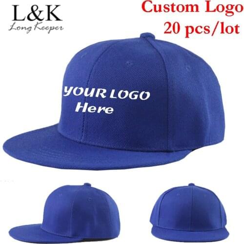 Long Keeper Snapback Caps Print LOGO Men Hip Hop Hats Customized Boys Girls Baseball Caps 20 pcs/lot Wholesale Price
