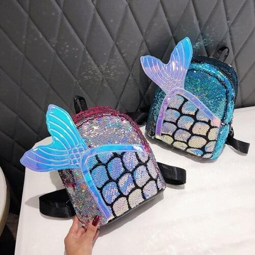 2019 New Female Backpack In Womens Casual Daypacks Sequins Double Shoulder Travel Bag High Qality Women SchoolBag Student Bag