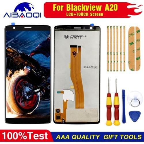 New Original LCD Display + Touch Screen For Blackview A20 A20 Pro Digitizer Assembly Replacement Parts +Tools+3M Adhesive