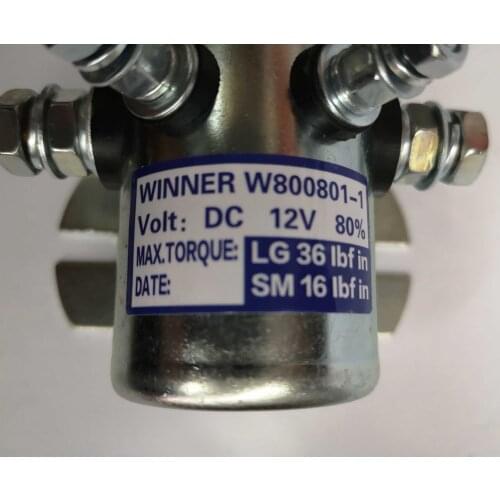 Original Taiwan WINNER relay W800801-1 w800801 DC12V 24V contactor starter