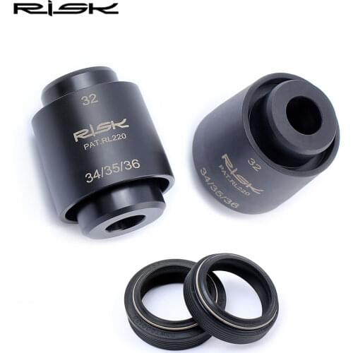 RISK 4 in 1 Bicycle Front Fork Dust Oil Seal Tool For FOX 32/34/35/36mm Diameter MTB Bike Shock Seal Ring Installation Driver