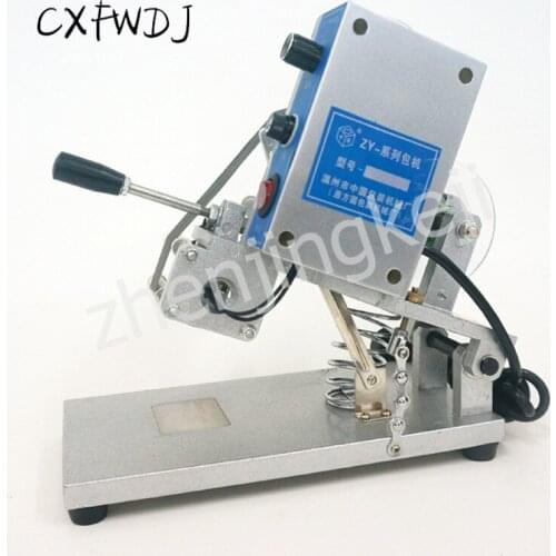 Manual Hand Pressure Production Date Batch Number Coding Machine English letters to Send Three Rows of Prefixes With Words