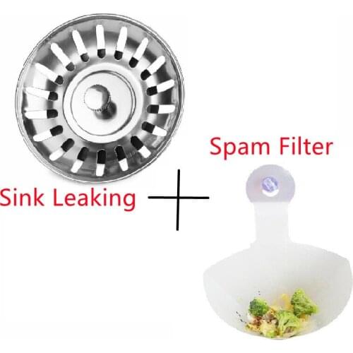 Stainless Steel Sink Strainer Waste Plug Filter Basket Stopper Kitchen