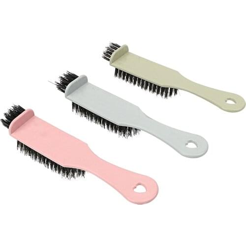 Shoe Care Boot Shoes Brushes Cleaner 2 Side Laundry Tool Strong Plastic Bristle Sneaker Shoes Cleaning Household Cleaning Brush