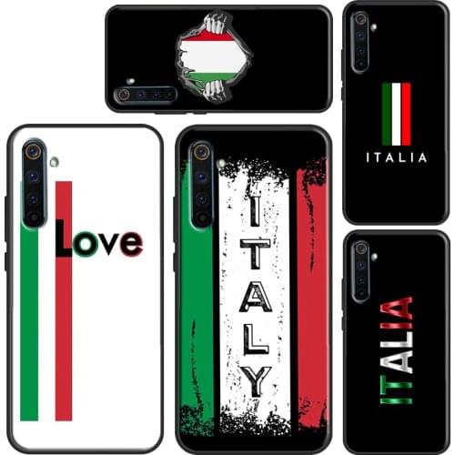 Italy Flag Vintage Italian Case For OPPO Realme 8 Pro 6 7 Q3 Pro C3 C11 C15 C21 GT OnePlus 8 Pro 9 Pro 7T 8T 9R Cover