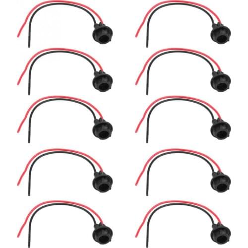 10Pcs Car T10 Lamp Bulb Socket Holder Connector Extension LED Wedge Light Base Adapter