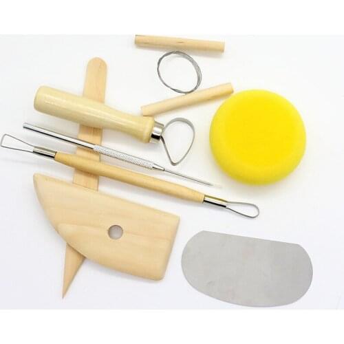 100set New Arrive Clay Tools Set Pottery Sculpture Tools Handmade Clay Sculpture DIY 8 PCS/set lin4897