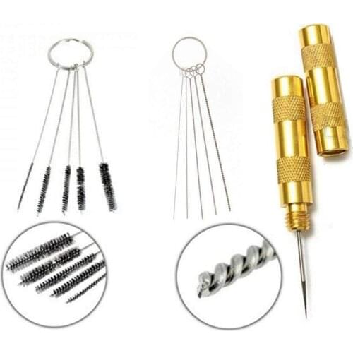 11-in-1 Airbrush Cleaner Accessories with Stainless Steel Brushes and Needle | Professional Cleaning Kit Tools