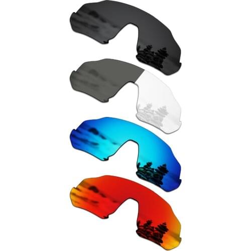 SmartVLT 4 Pieces Polarized Sunglasses Replacement Lenses for Oakley Flight Jacket - 4 Colors