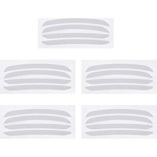 5 Pair Disposable Adhesive Eyebrow Ruler Sticker Measuring Tool