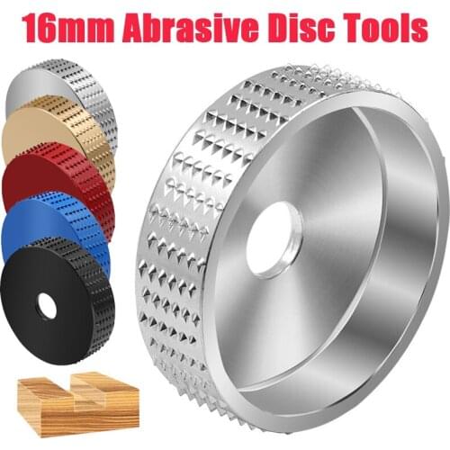 Round Wood Angle Polishing Grinding Wheel Sanding Carving Rotary Tool Abrasive Disc Tools For Angle Grinder 4 inch Bore