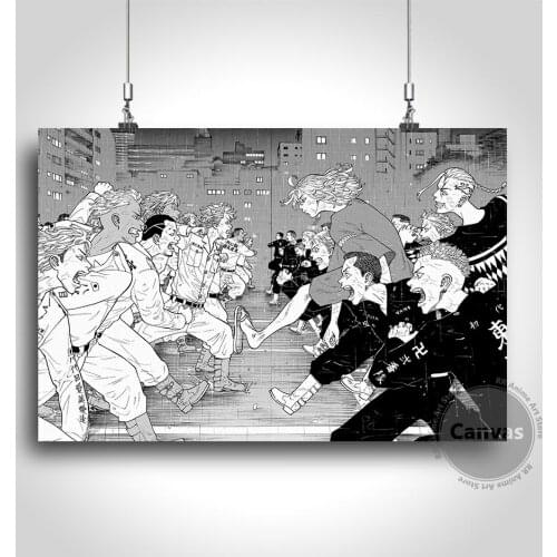 Anime Mikey Tokyo Revengers Poster Pictures Home Manga Decoration Paintings Canvas HD Prints Wall Art Modular Living Room