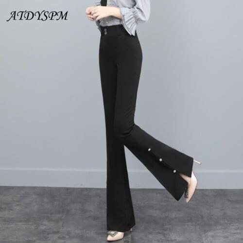 ATDYSPM Women's Flared Trousers