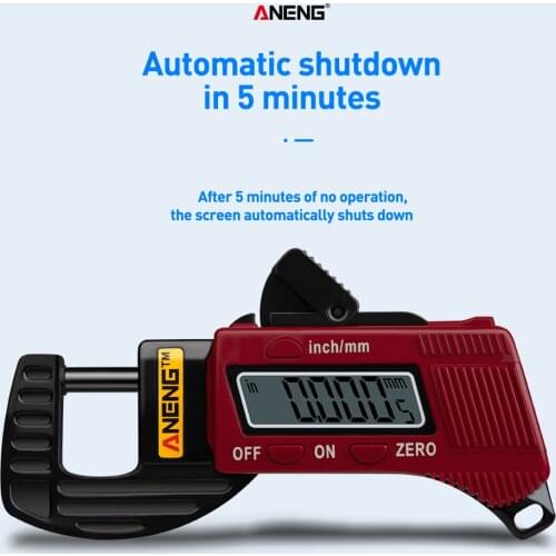 0.01mm Mini Digital Thickness Gauge Dial Thickness gauge Caliper Meter Carbon Fiber Composites Width Measure Tools