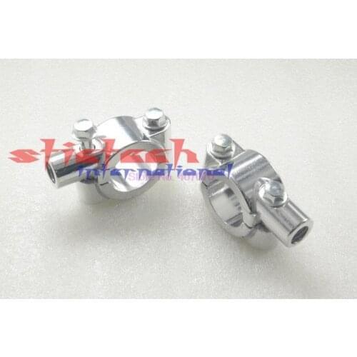 By dhl or ems 50 pairs Universal Motorcycle Handlebar 8mm/10mm Mirror Adaptor Holder Mount Brackets