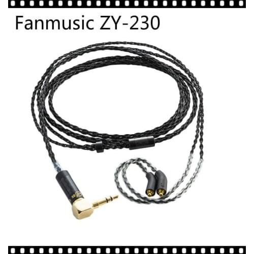 Fanmusic ZY-230 Earphone Hifi Music Ungraded Cable 3.5mm Stereo Cord