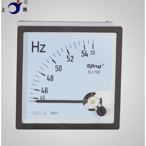 1Pcs CP-96 CZ-96 SJ-96 AC 110V 220V 380V Frequency table / Hz meter /Herzt meter 45-55Hz 45-65Hz 55-65Hz