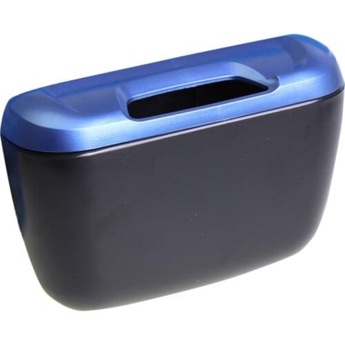 Space-saving Auto Dust Case Box Multi-functional Plastic Trash Can Garbage Dust Case Box Auto Trash Bag for Vehicle Storage Car