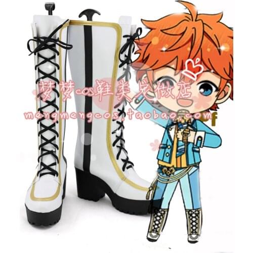 Ensemble Stars Trickstar Akehoshi Subaru cosplay Shoes Boots For Halloween Christmas Carnival Custom-Made