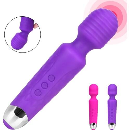 G-Spot Massager Clitoris Stimulate AV Magic Wand Goods for Adults 12 Frequency 4 Speed For Women Couples